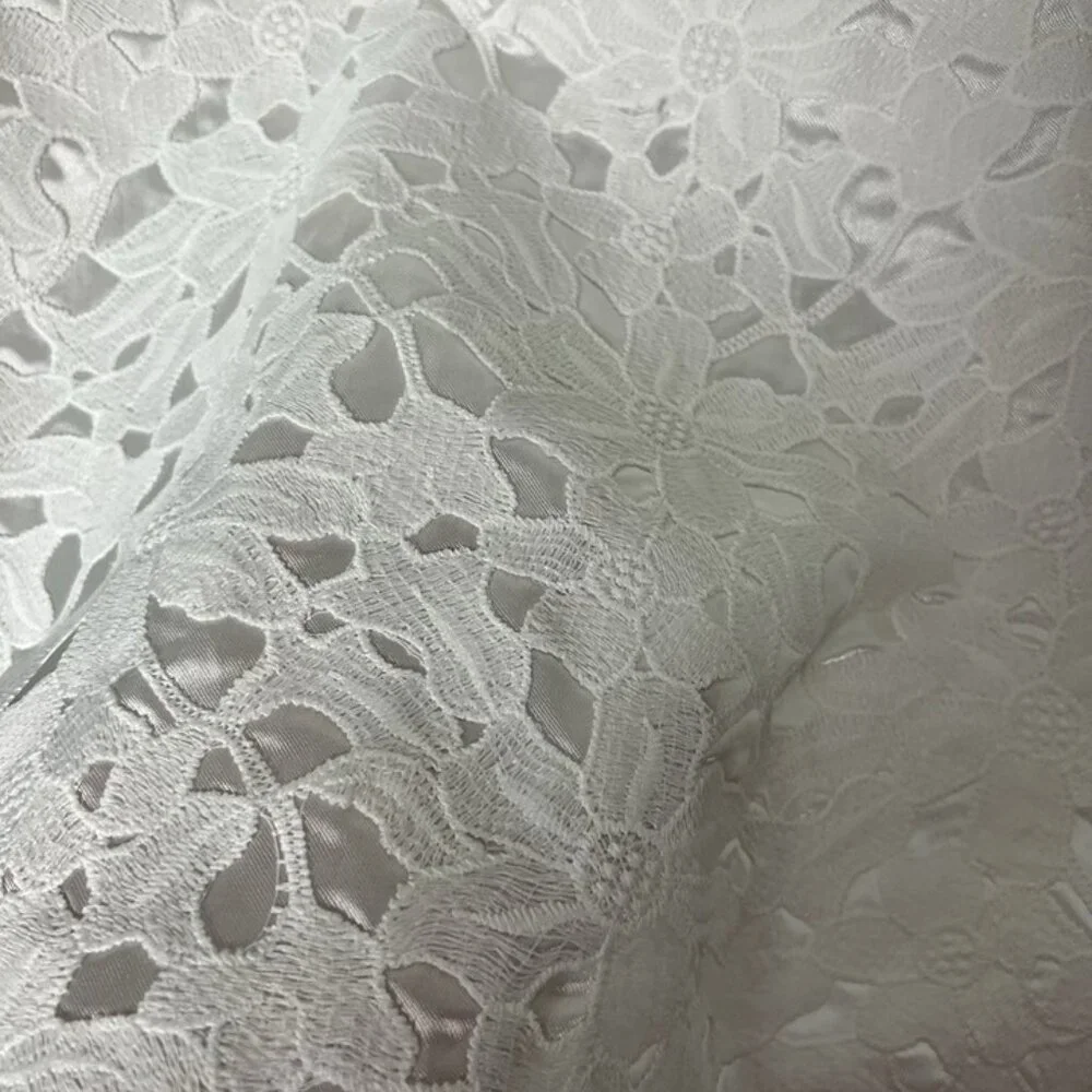 Vintage White Lace Pencil Skirt sz 14 Lined‎ Resortwear Vacation Party Cottage